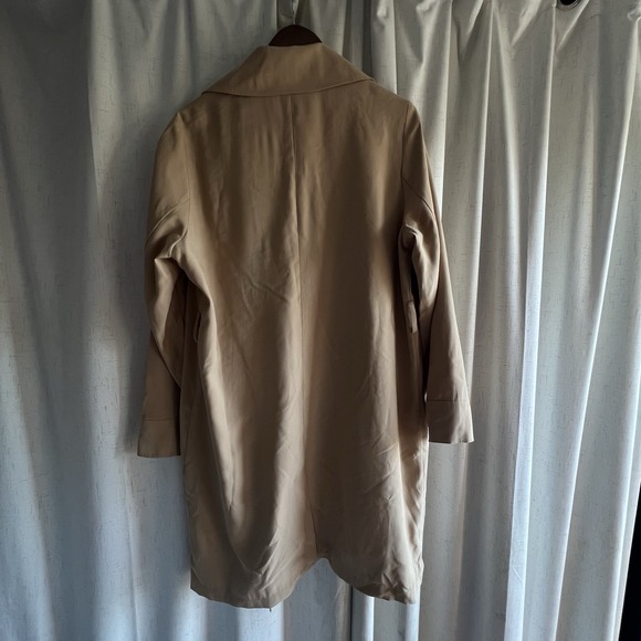 Wonderly Women's‎ Trench Coat with Pockets collar New Size XL - Picture 2 of 14